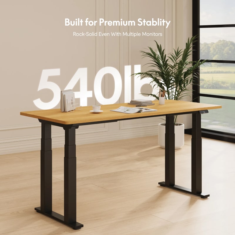 E7 Plus Four Leg Standing Desk | Flexispot